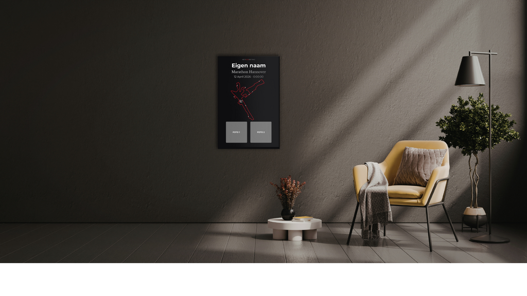 Rotterdam Marathon - Personalized Commemorative Plaque