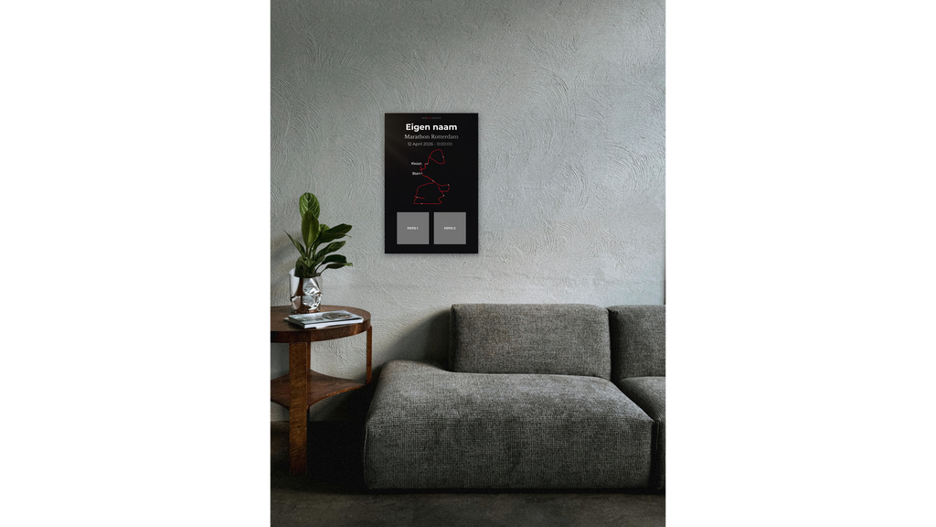 Rotterdam Marathon - Personalized Commemorative Plaque