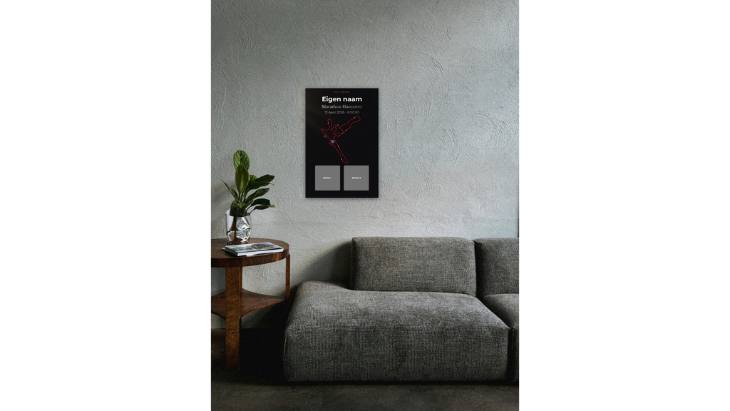 Rotterdam Marathon - Personalized Commemorative Plaque