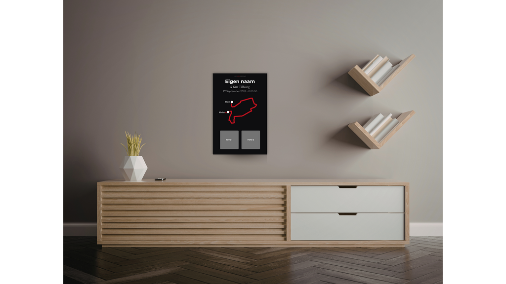 5Km Tilburg - Personalized Commemorative Plaque