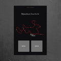 Enschede Marathon (Black) - Personalized Commemorative Plaque