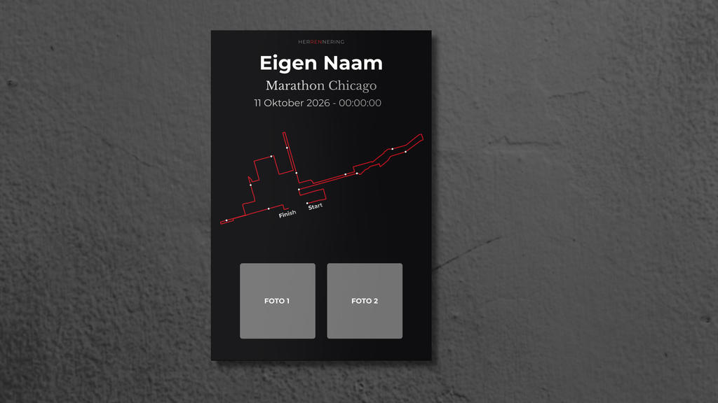 Chicago Marathon - Personalized Commemorative Plaque