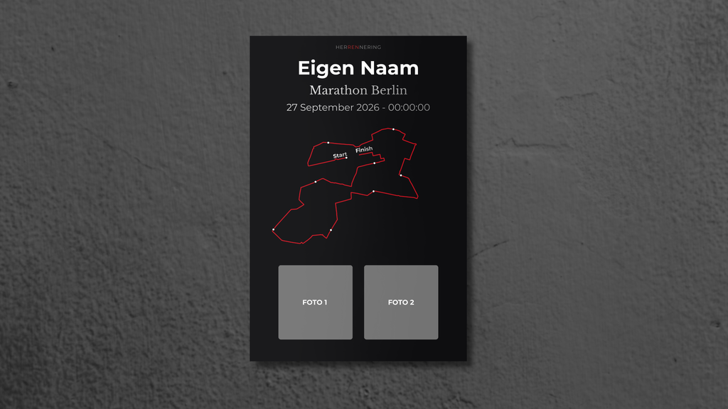 Berlin Marathon - Personalized Souvenir Plate