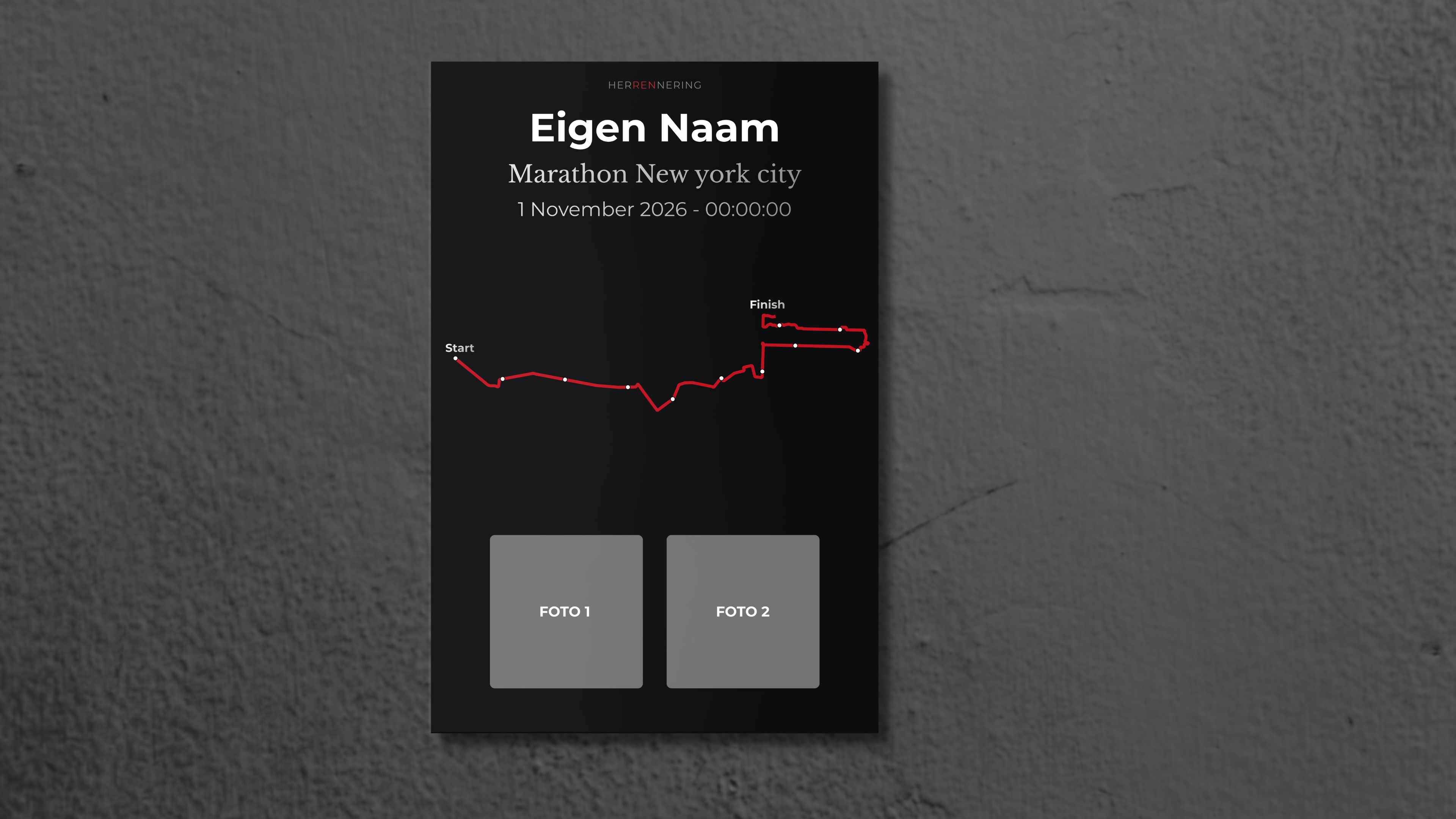 New York City Marathon - Personalized Commemorative Plaque