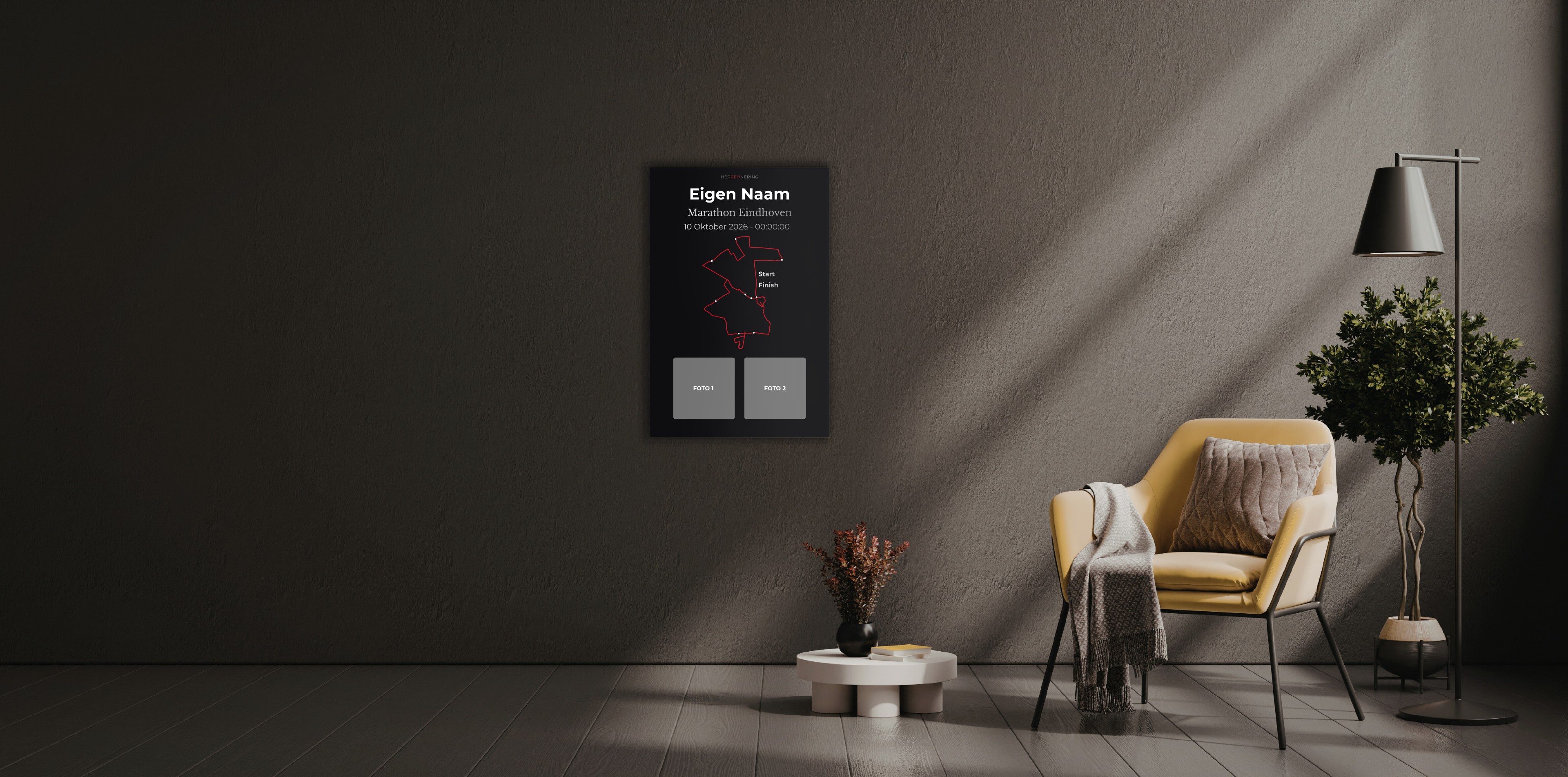 Eindhoven Marathon - Personalized Commemorative Plaque