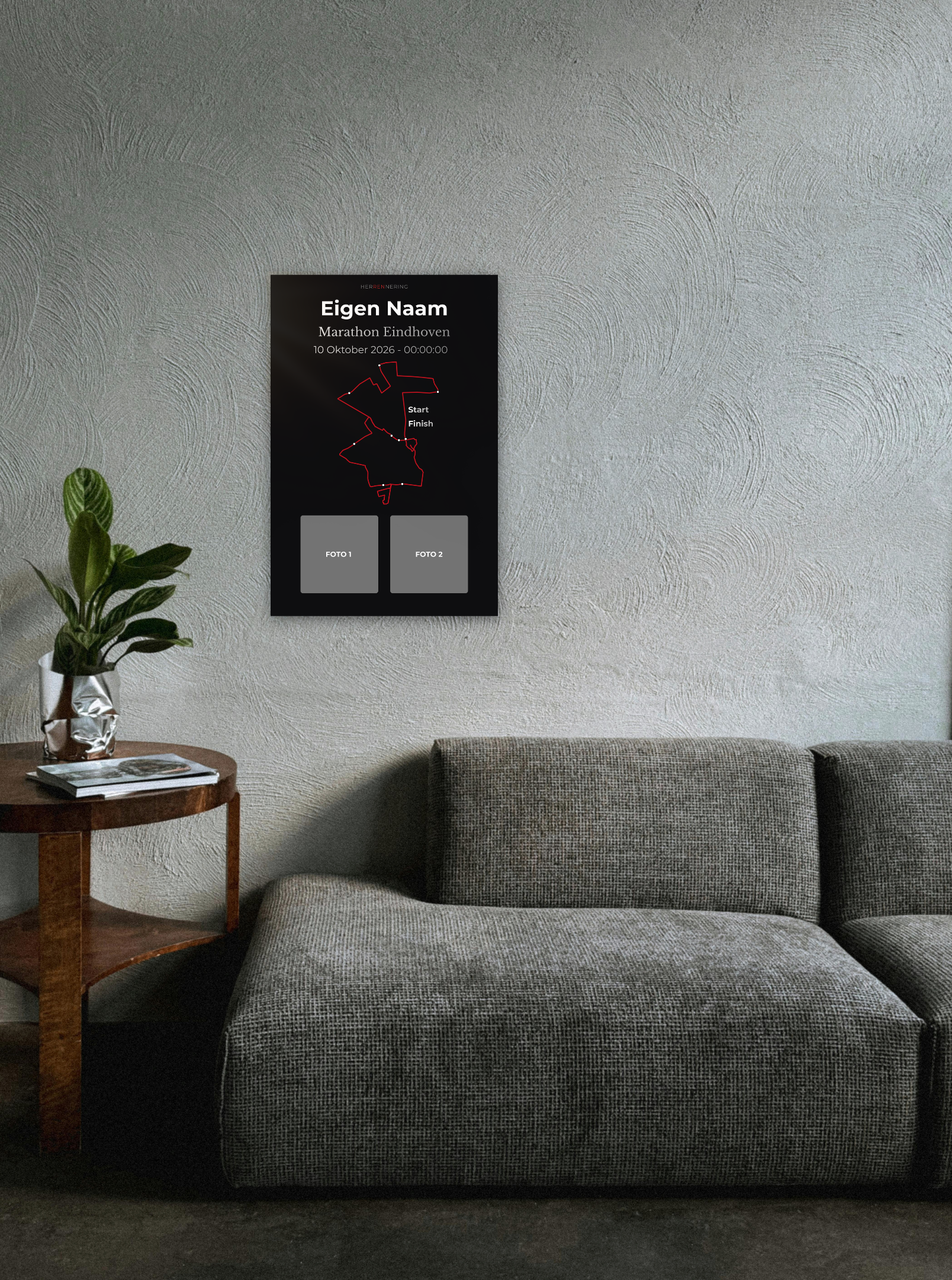 Eindhoven Marathon - Personalized Commemorative Plaque