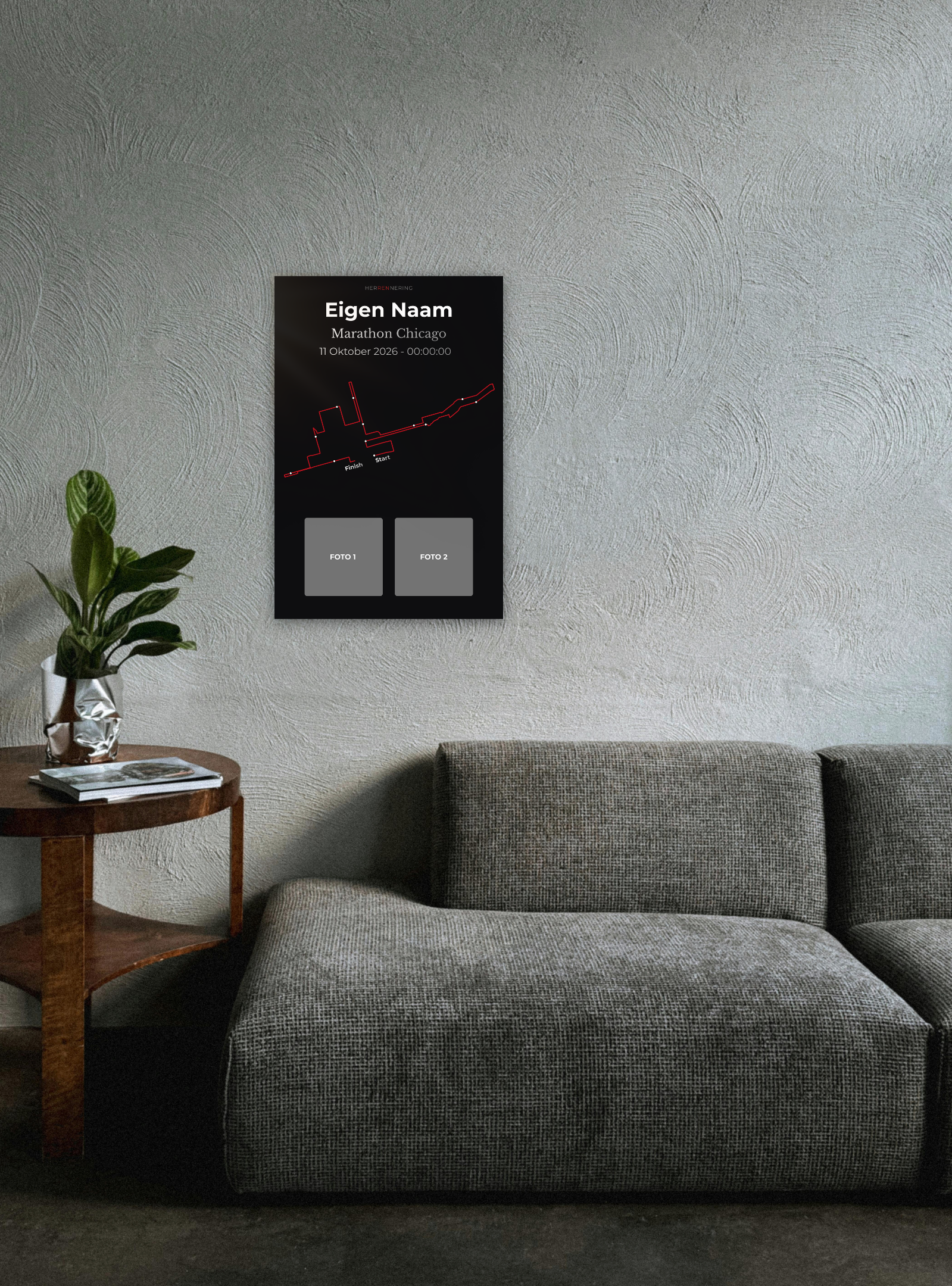 Chicago Marathon - Personalized Commemorative Plaque